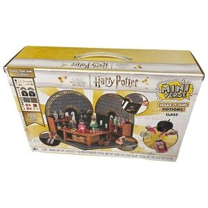 Harry Potter Make It Mini Potions Class Building Set, 100+Pieces, DIY, Resin, 8+